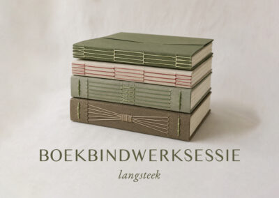 Langsteek Boekbindwerksessie met Heléne van Aswegen (Saterdag 5 September 2026)